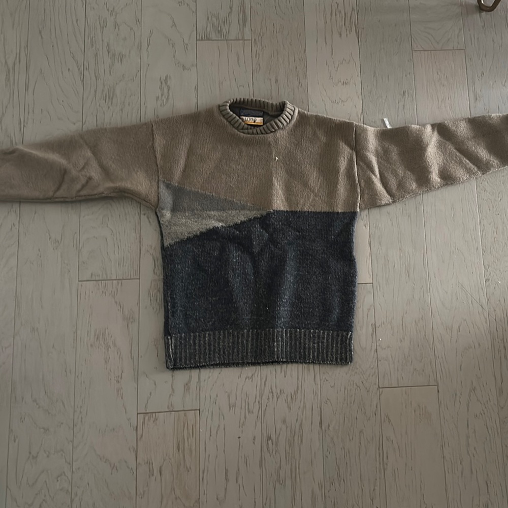 Pendleton Swollen Mills 100% Virgin Wool Geometric Sweater